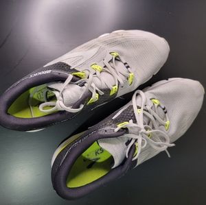 Brooks Running shoes, Gray and Green, 9.5